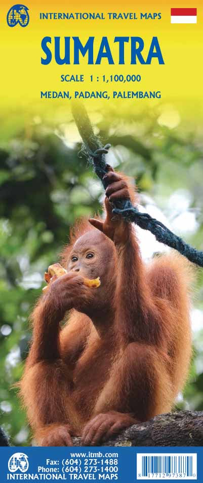 Sumatra Travel & Reference Map by ITMB – Metsker Maps