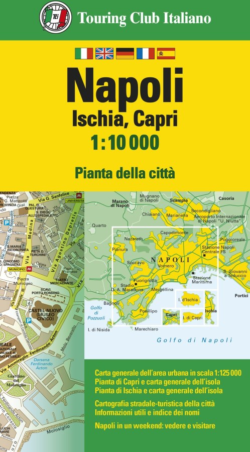 Naples City Map l Touring Club of Italy - Cover