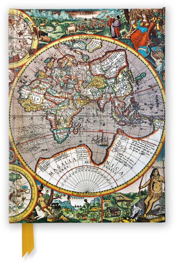 Travel Journal "Antique World" - 5.75" x 8.25" - Cover