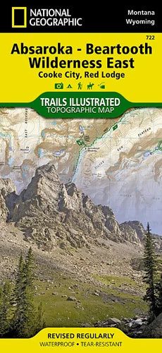 Absaroka - Beartooth Wilderness East Trails Illustrated Map #722 - Cover