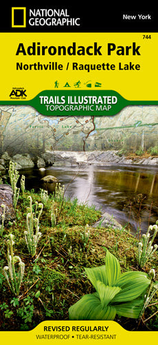 Adirondack Park (Northville) Trails Illustrated Topographic Map #744 - Cover