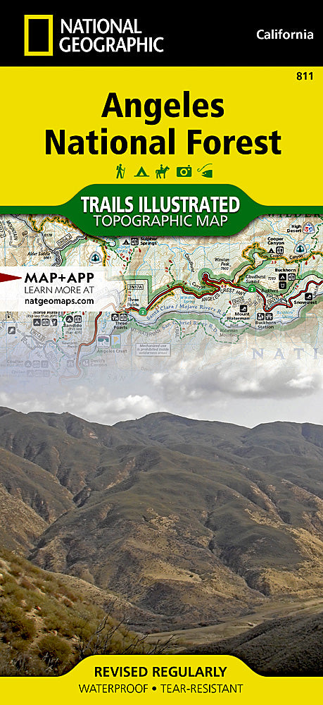Angeles National Forest Trails Illustrated Map #811 - Cover