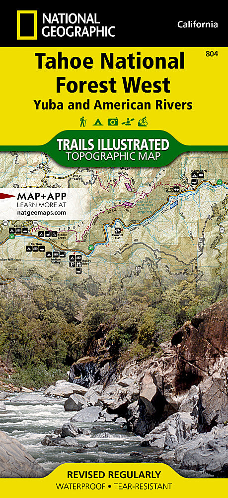 Tahoe National Forest West Trails Illustrated Topographic Map #804 - Cover