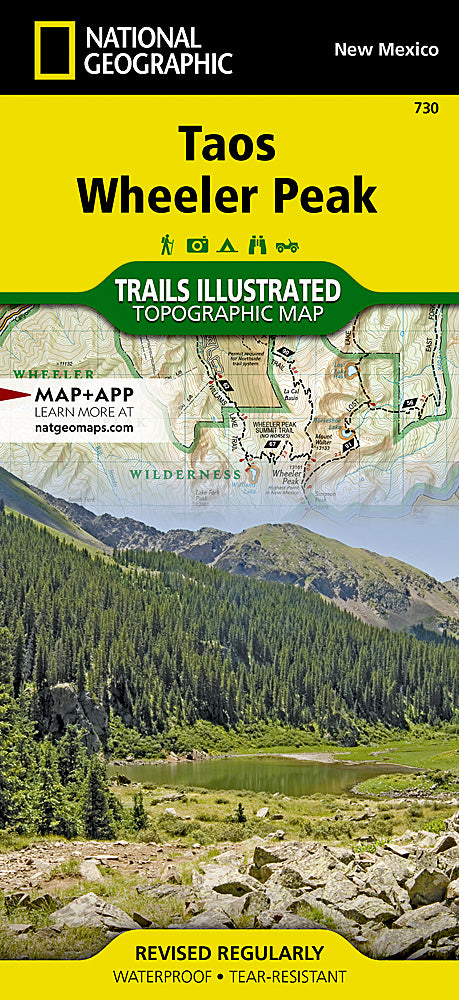 Taos & Wheeler Peak Trails Illustrated Topographic Map #730 - Cover