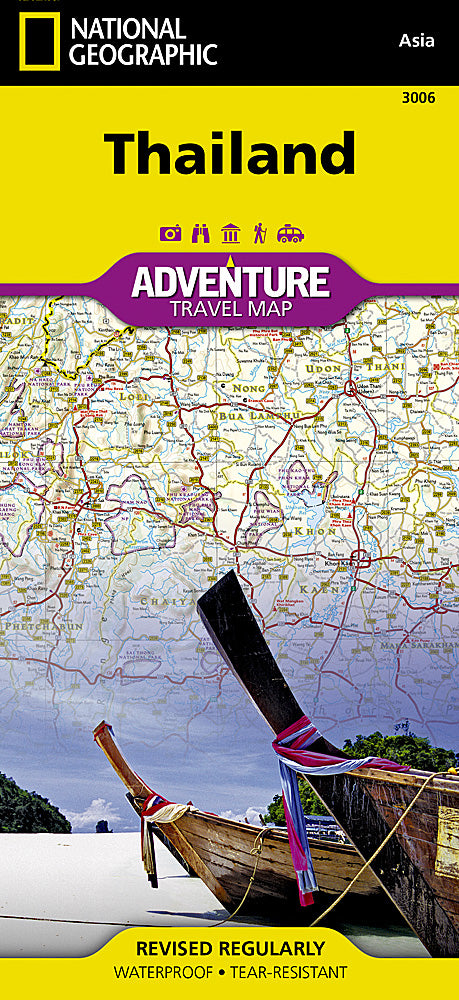 Thailand Adventure Travel Map by National Geographic - Cover