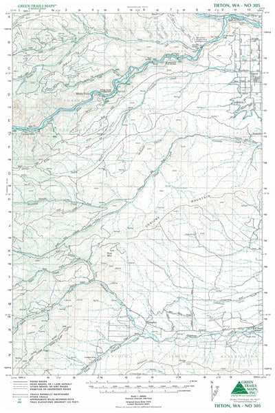 Tieton, WA - Green Trails Map #305