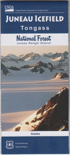 Tongass National Forest - Juneau Icefield Forest Service Map - Cover