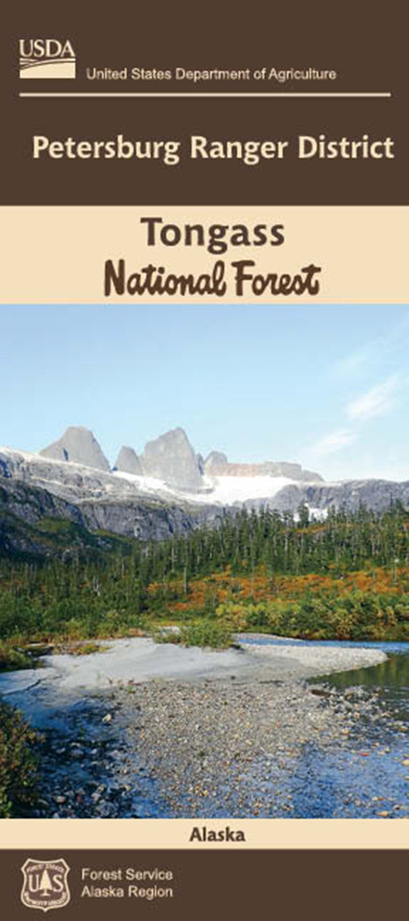 Tongass National Forest - Petersburg Ranger District Forest Service Map - Cover