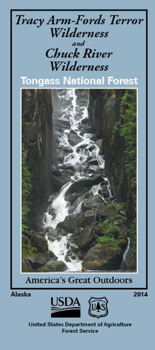Tongass National Forest - Tracy Arm-Fords Terror Wilderness & Chuck River Wilderness Forest Service Map - Cover