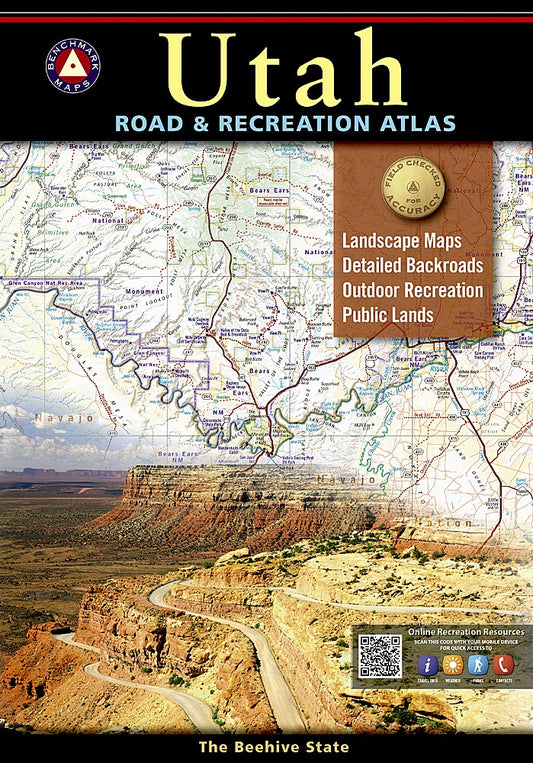 Utah Road & Recreation Atlas by Benchmark Maps - Cover