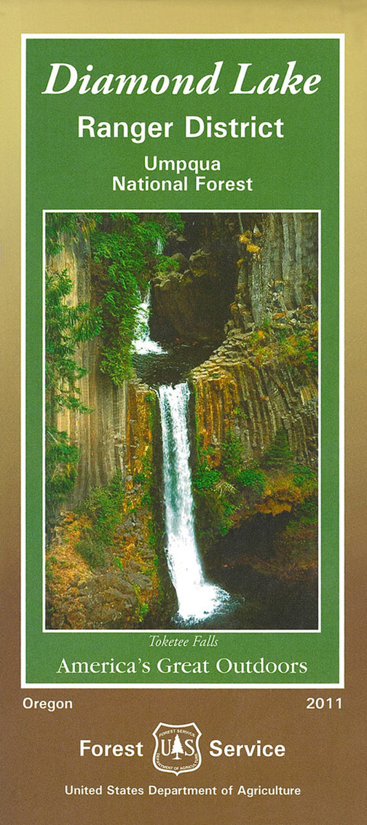 Umpqua National Forest - Diamond Lake Ranger District Forest Service Map - Cover