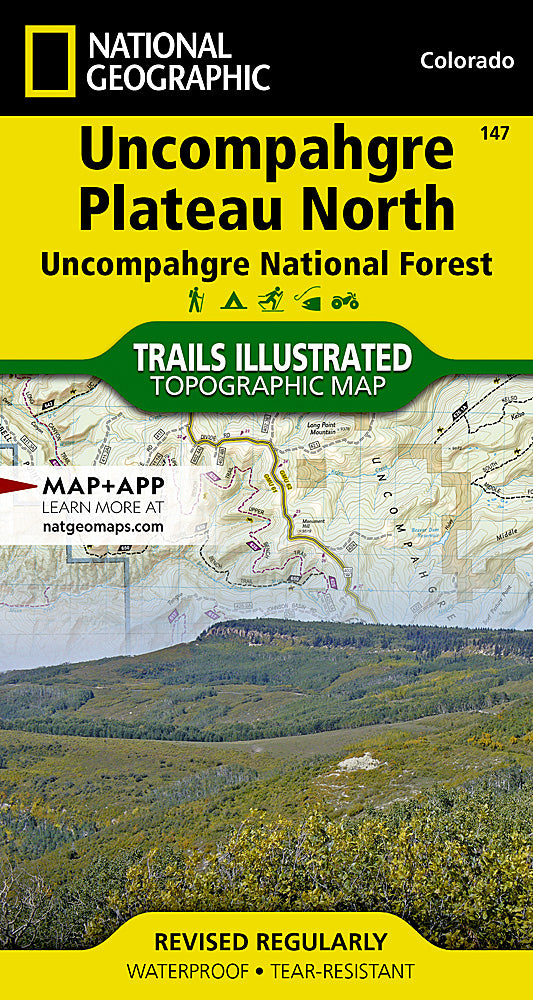 Uncompahgre National Forest North Trails Illustrated Topographic Map #147 - Cover