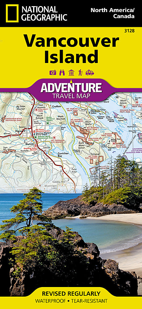 Vancouver Island Adventure Travel Map by National Geographic - Cover
