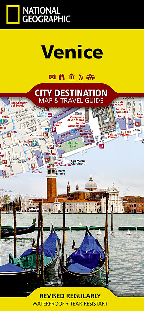 Venice City Destination Map & Travel Guide by National Geographic - Cover