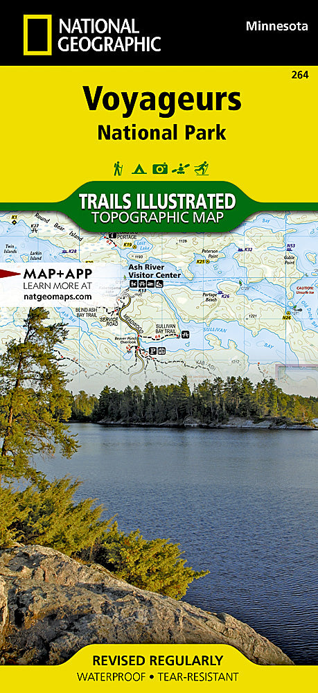 Voyageurs National Park Trails Illustrated Topographic Map #264 - Cover