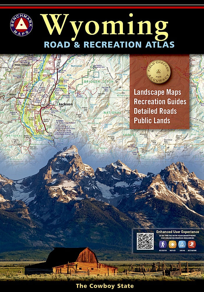 Wyoming Road & Recreation Atlas by Benchmark Maps - Cover