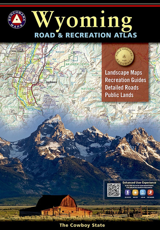 Wyoming Road & Recreation Atlas by Benchmark Maps - Cover