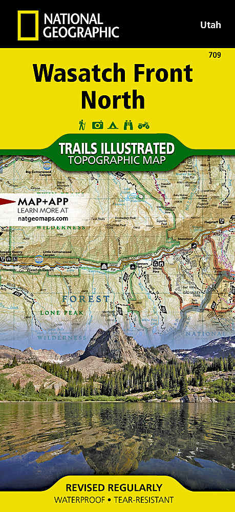 Wasatch Front North Trails Illustrated Topographic Map #709 - Cover