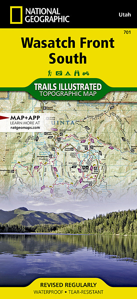 Wasatch Front South Trails Illustrated Topographic Map #701 - Cover