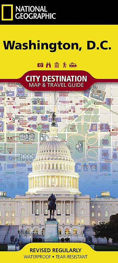 Washington, D.C. City Destination Map & Travel Guide by National Geographic - Cover