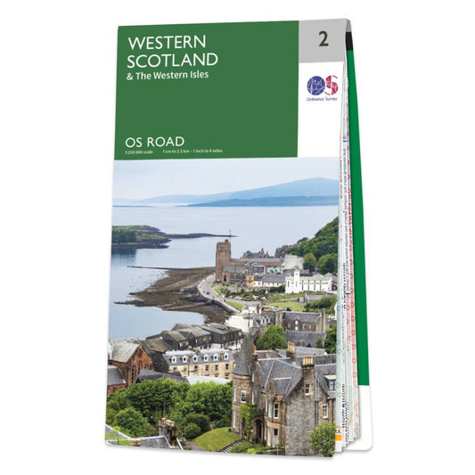 Western Scotland Road & Reference Map by Ordnance Survey - Cover