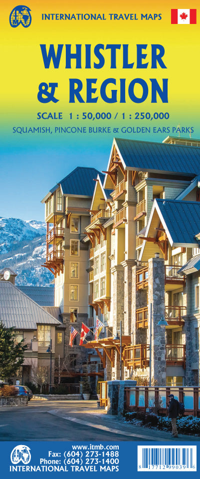 Whistler & Region Travel & Reference Map by ITMB - Cover