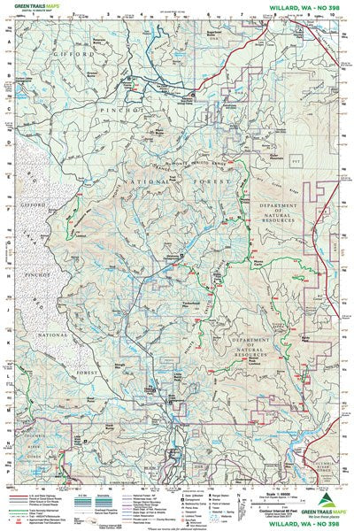 Willard, WA - Green Trails Map #398