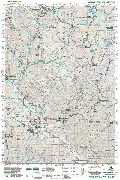 Wind River, WA - Green Trails Map 397 – Metsker Maps