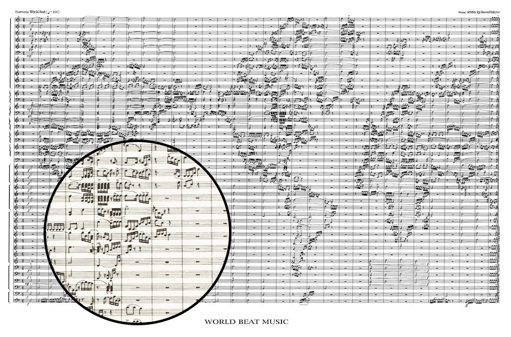 World Beat Music Map – Metsker Maps