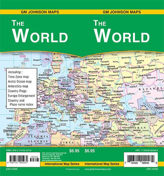 The World Folded Map by GM Johnson