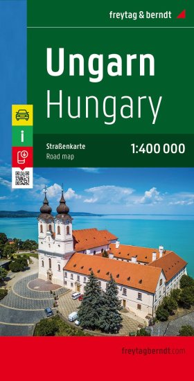 Hungary Travel Map by Freytag & Berndt