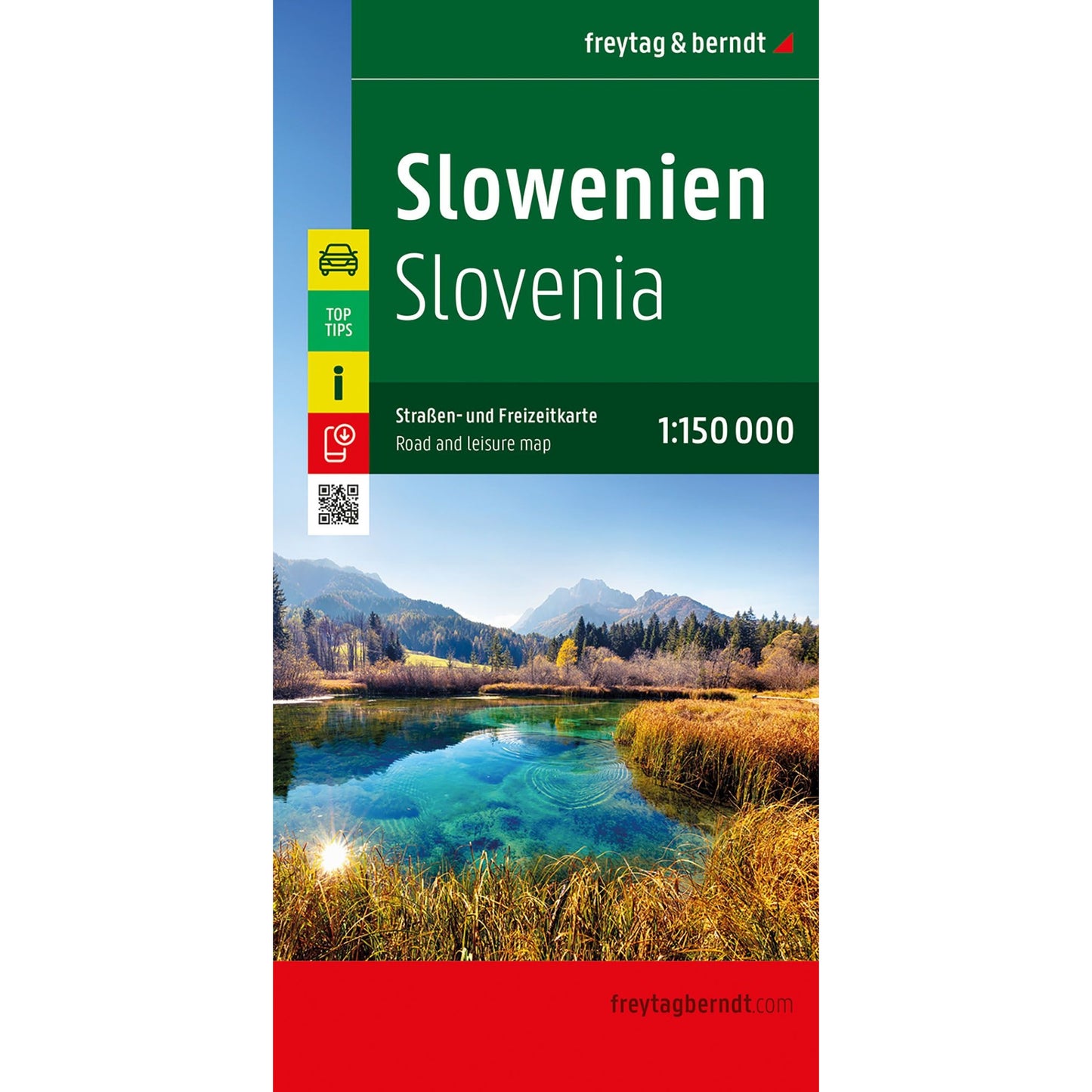 Slovenia Travel Map by Freytag & Berndt