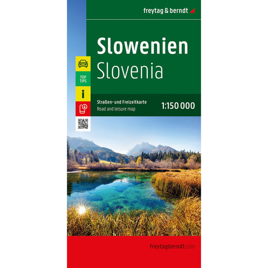 Slovenia Travel Map by Freytag & Berndt