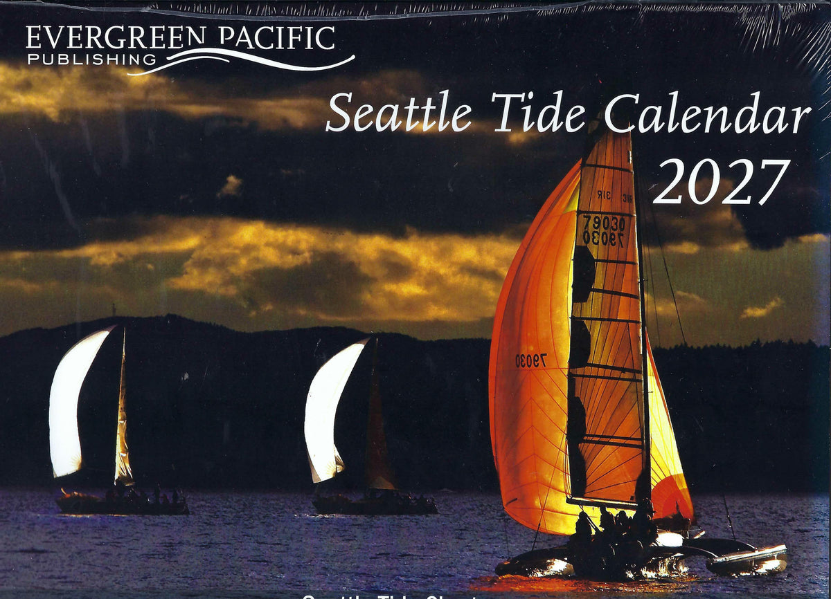 Tide Calendar 2027 l Seattle or Port Townsend & San Juan Islands